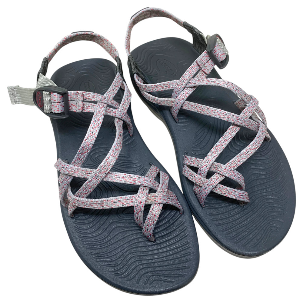 Chaco ZX/2 Cloud Women's Sport Sandals Sz 11 Gray Pink Hiking Water Comfort